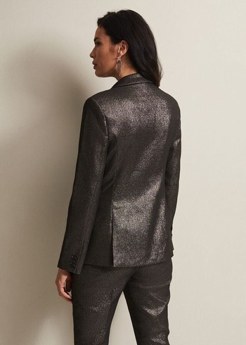 Phase Eight Ulrica Shimmer Jackets Metal Canada | GJQWRB-074